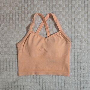 Avia Peach Cami Bra Tank Top